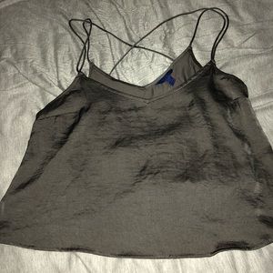 Brown/Black  cropped tank!